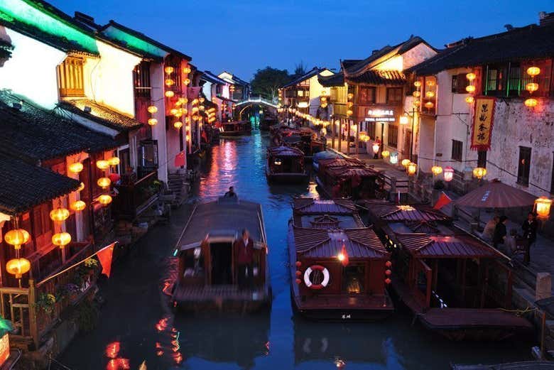 Suzhou al tramonto